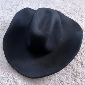 Black Wide Brimmed “Napa Valley” Hat